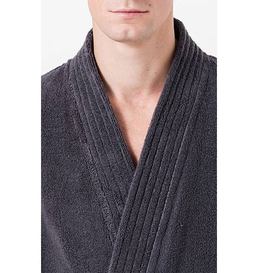 JOOP! Men's Bathrobe in Grey - HomeFashion