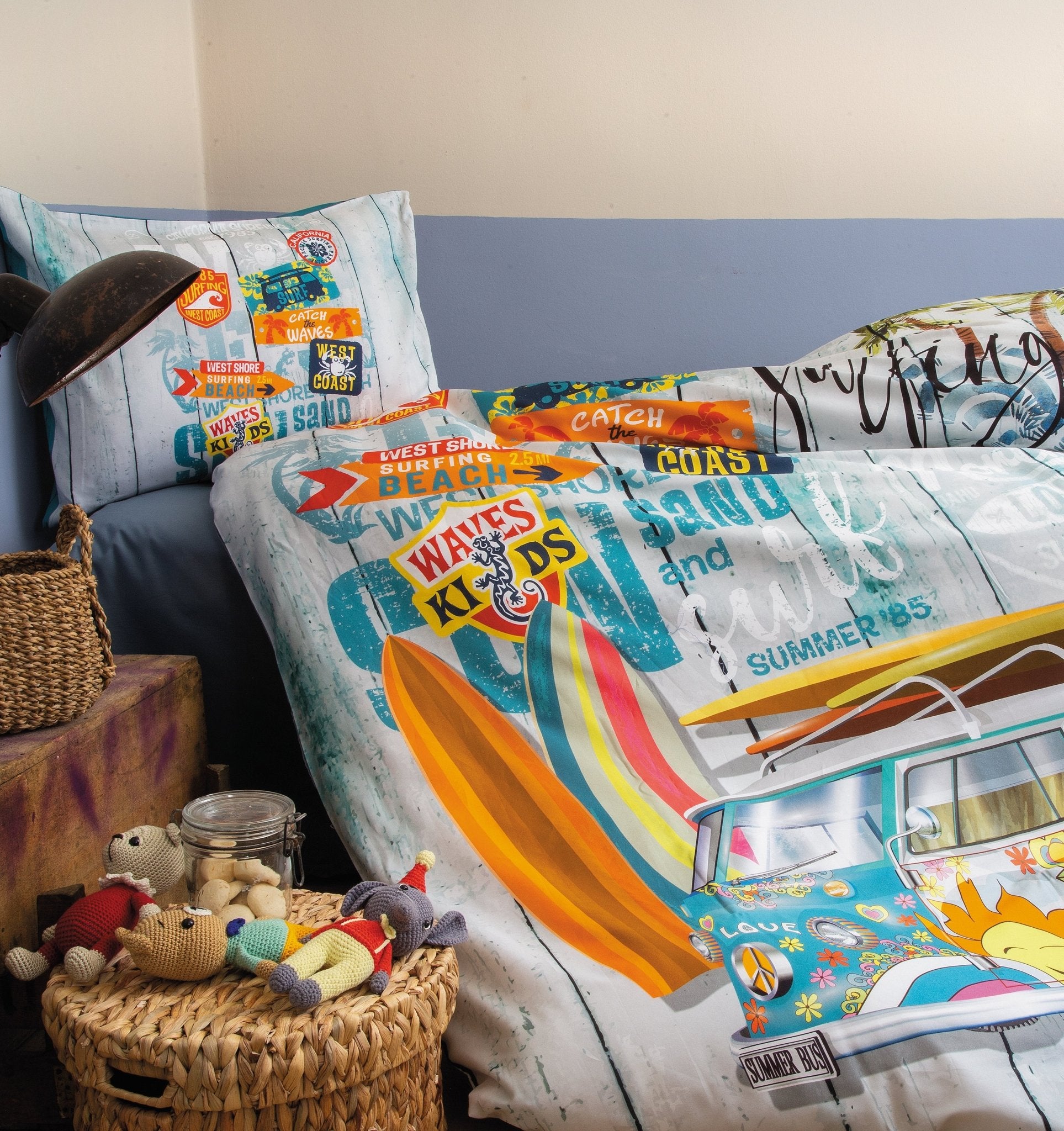 Kids bedding set SURF - HomeFashion