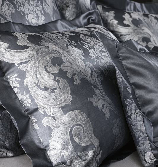 Maco-satin bed linen LOUIS XIV. GREY - HomeFashion