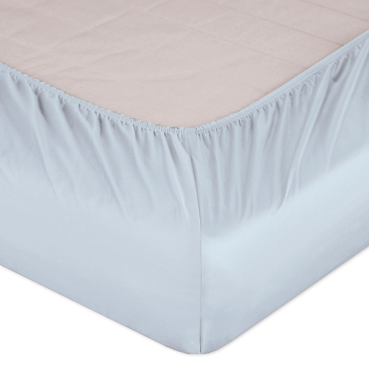 Maco-Satin fitted bed sheet SEASALT - HomeFashion