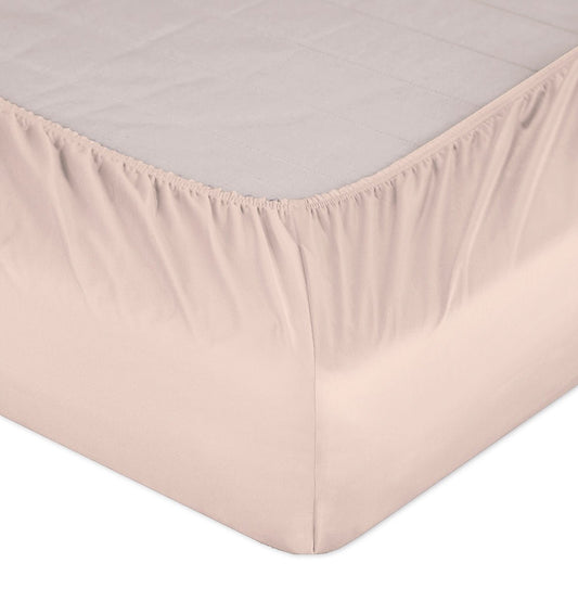 Maco-Satin fitted bed sheet SELECT ROSE - HomeFashion