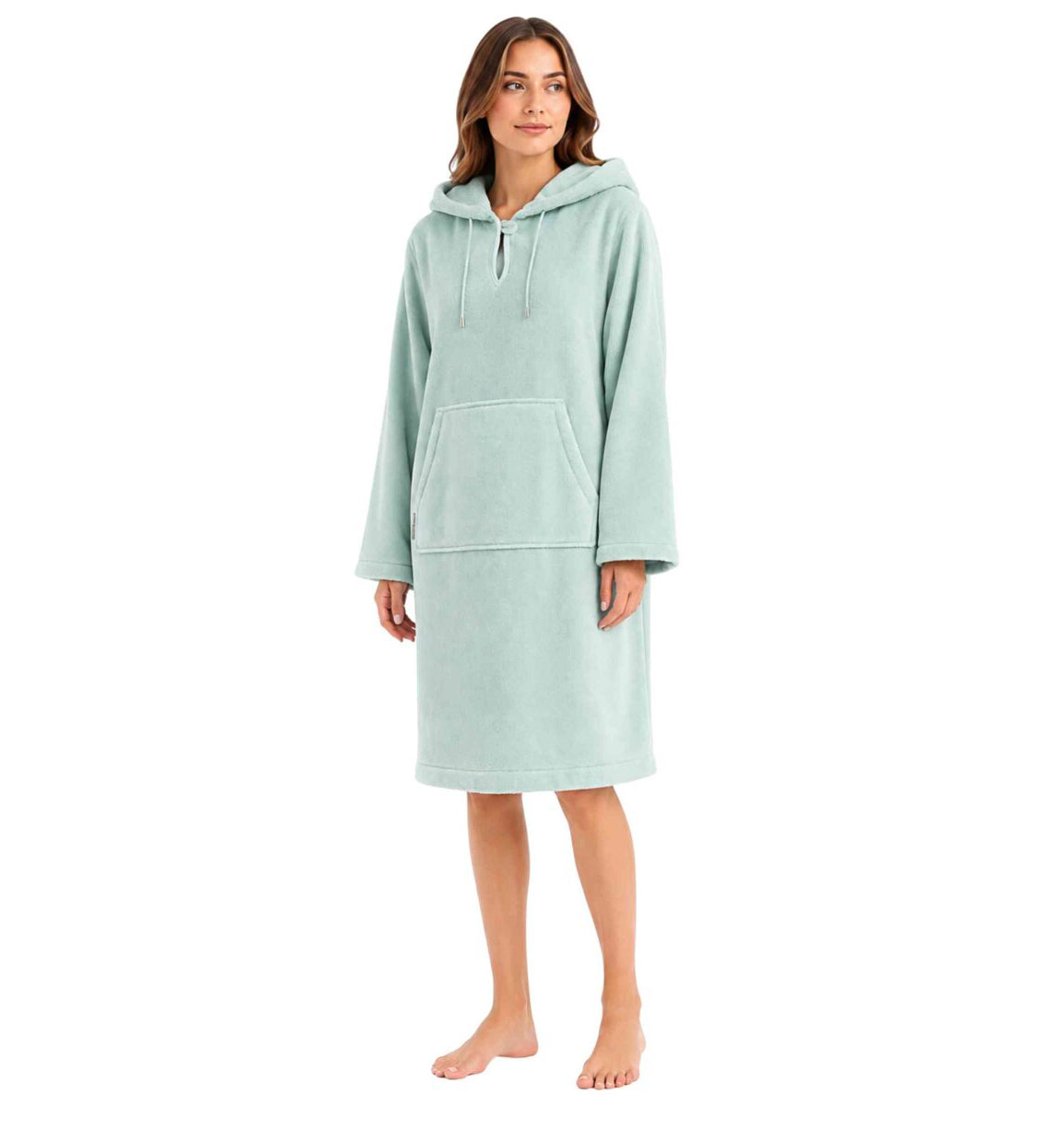 Women's Hooded Poncho MALU MINT