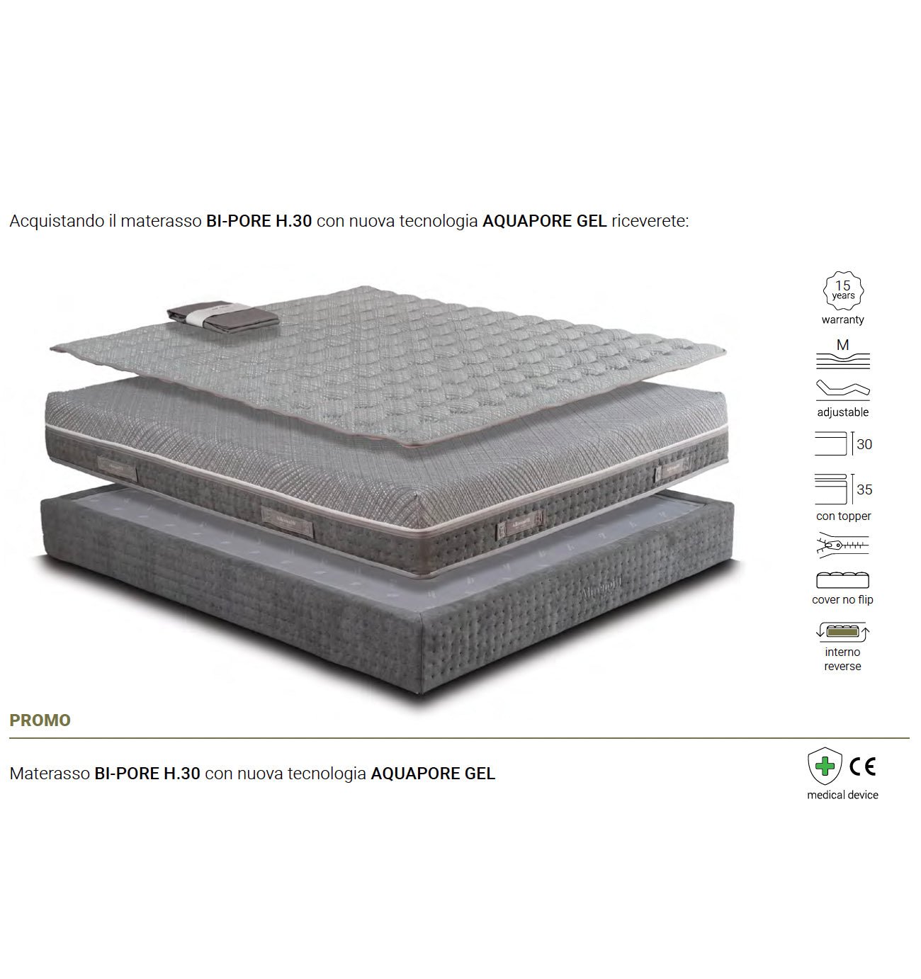 Mattress BI - PORE H31 - HomeFashion