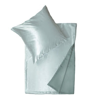 Mulberry silk duvet cover Helios petrol - HomeFashion