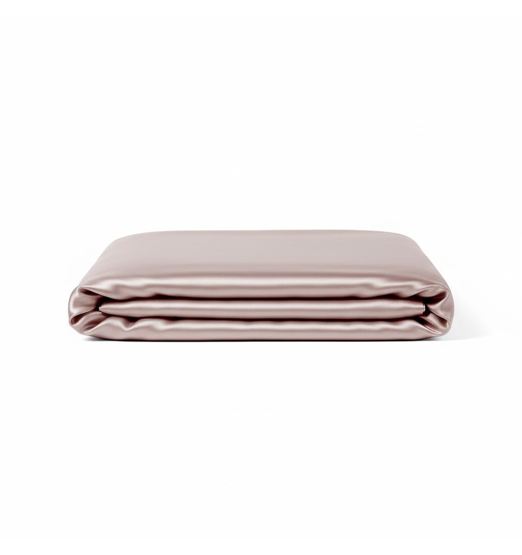 Mulberry silk flat sheet HELIOS CERISE RED - HomeFashion