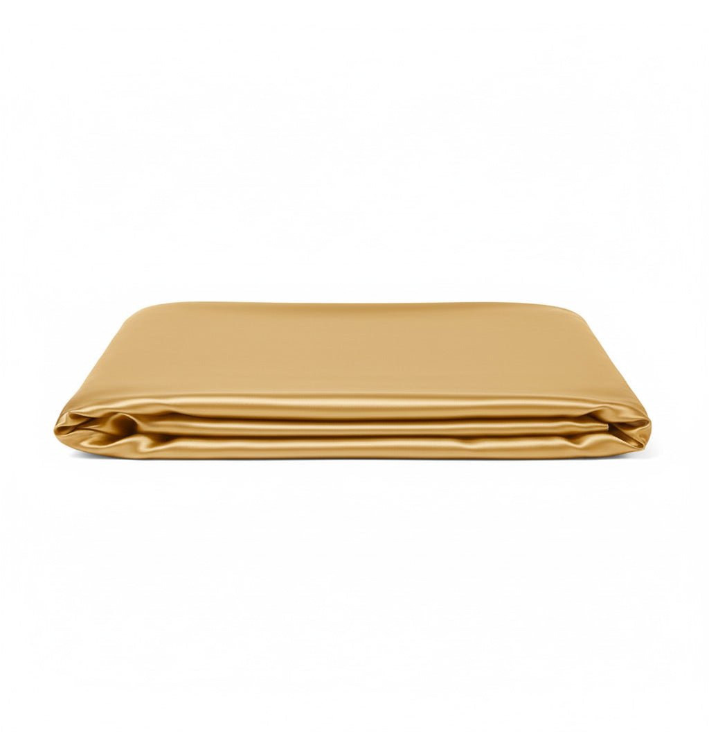Mulberry silk flat sheet HELIOS GOLD - HomeFashion