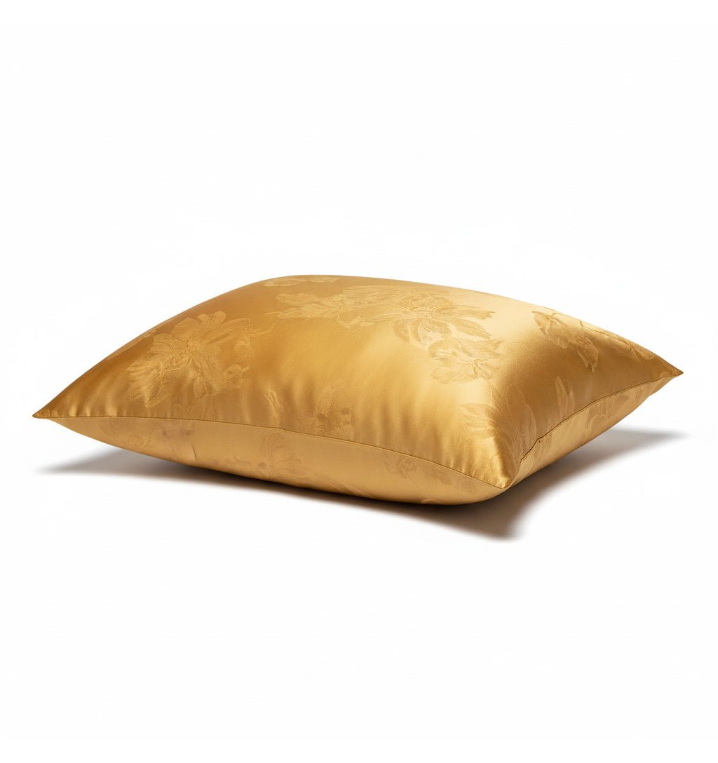 Mulberry silk pillowcase ADA GOLD - HomeFashion