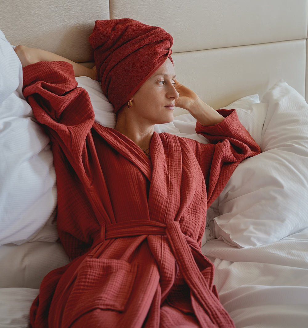 Muslin bathrobe SILENT - HomeFashion