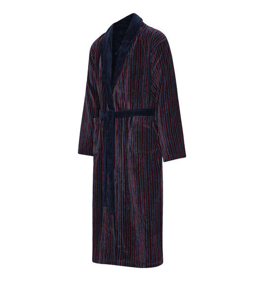 Organic cotton bathrobe MULTI STRIPES - HomeFashion