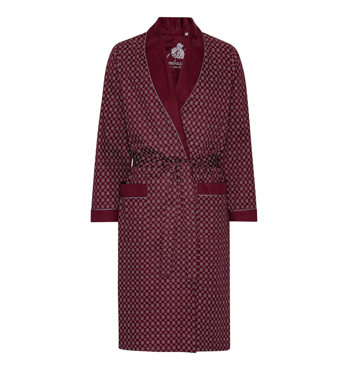 Organic cotton dressing gown RED - HomeFashion