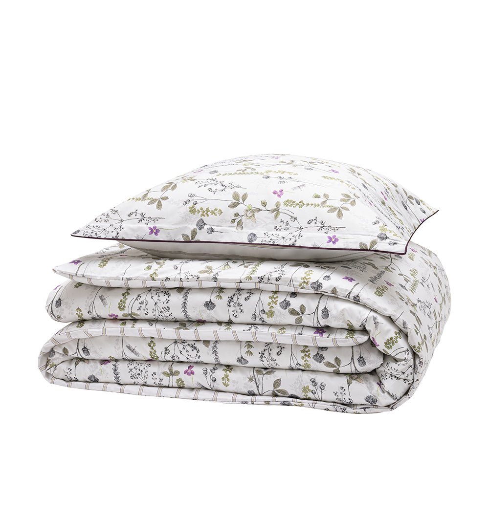Organic cotton satin bed linen BUCOLIQUE - HomeFashion