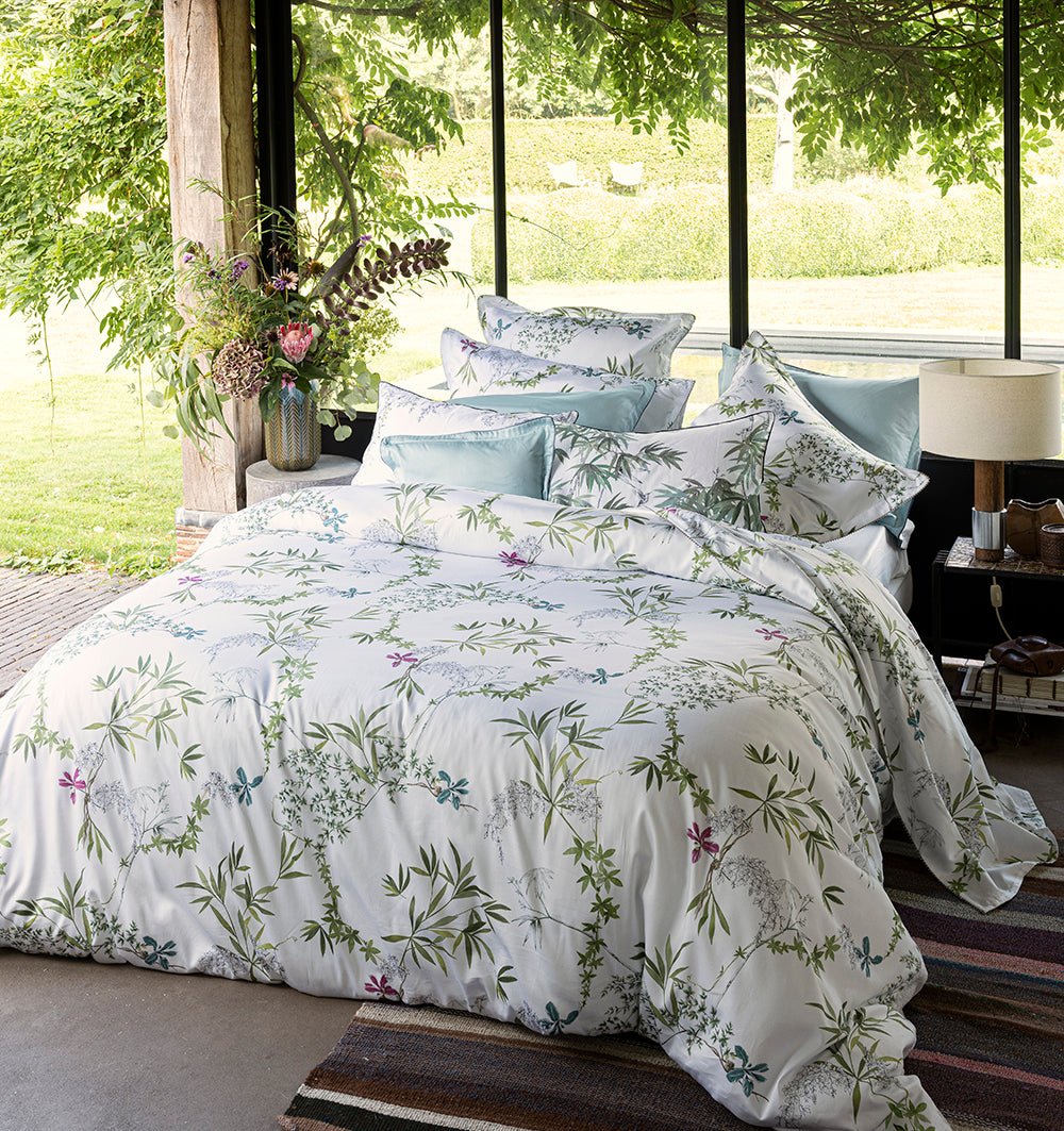 Organic cotton satin bed linen MORNING - HomeFashion