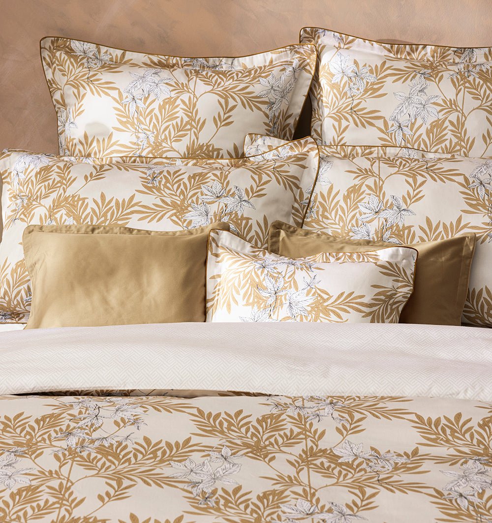 Organic cotton satin bed linen PROMENADE - HomeFashion
