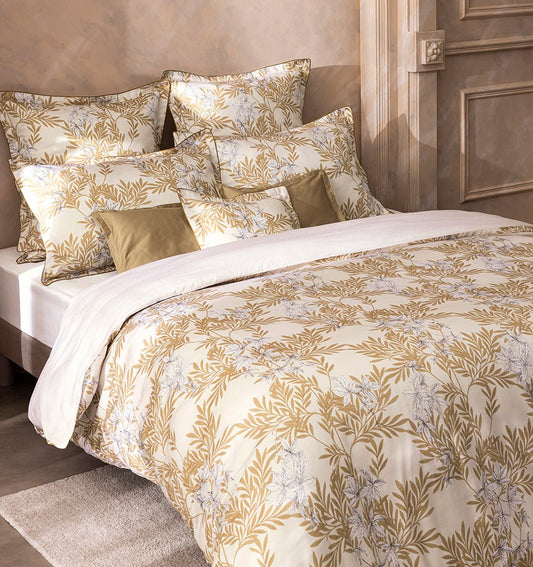 Organic cotton satin bed linen PROMENADE - HomeFashion
