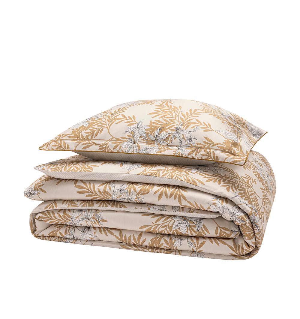 Organic cotton satin bed linen PROMENADE - HomeFashion