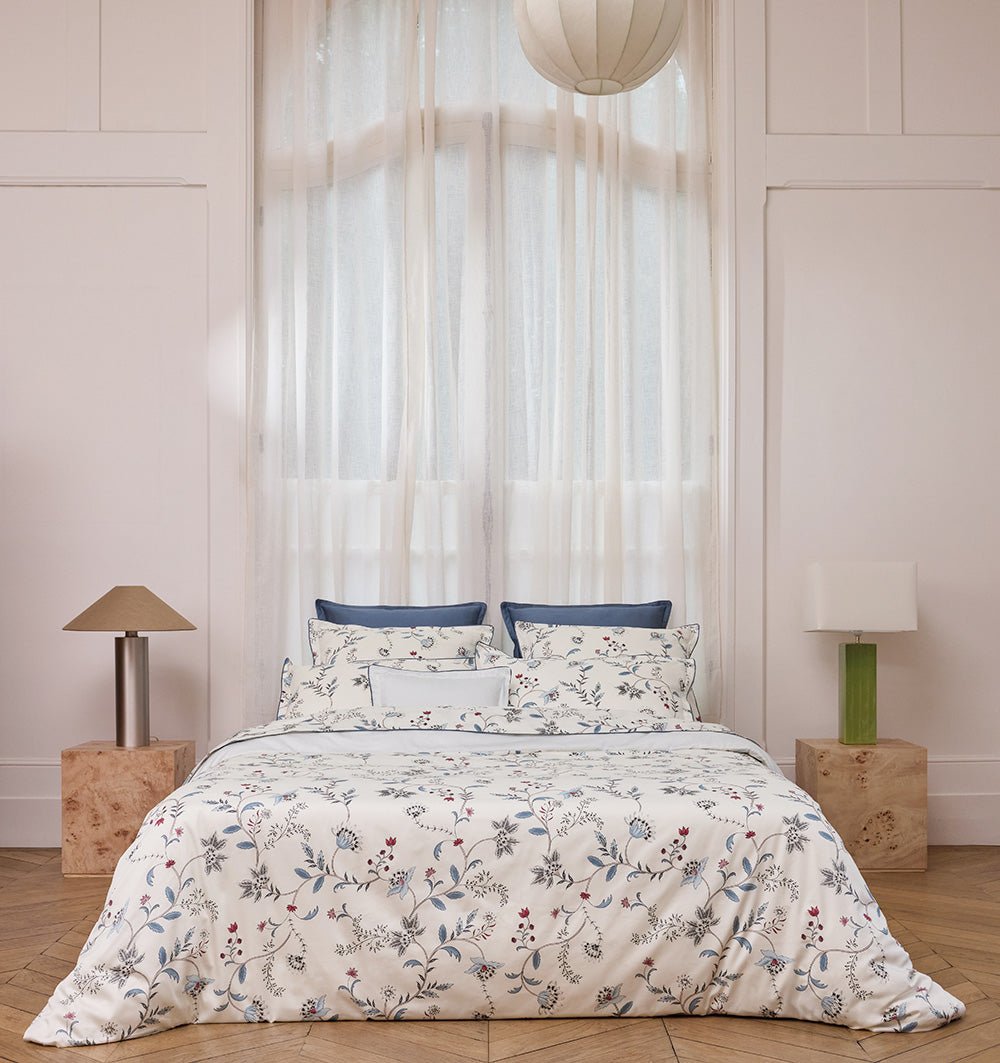 Organic cotton satin bed linen WINTER GARDEN - HomeFashion