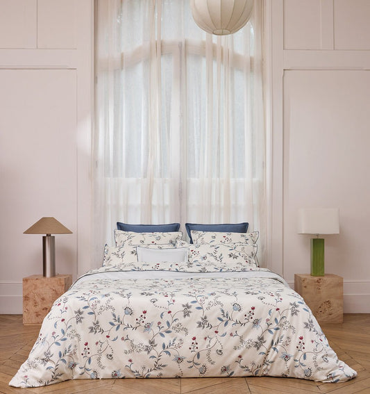 Organic cotton satin bed linen WINTER GARDEN - HomeFashion