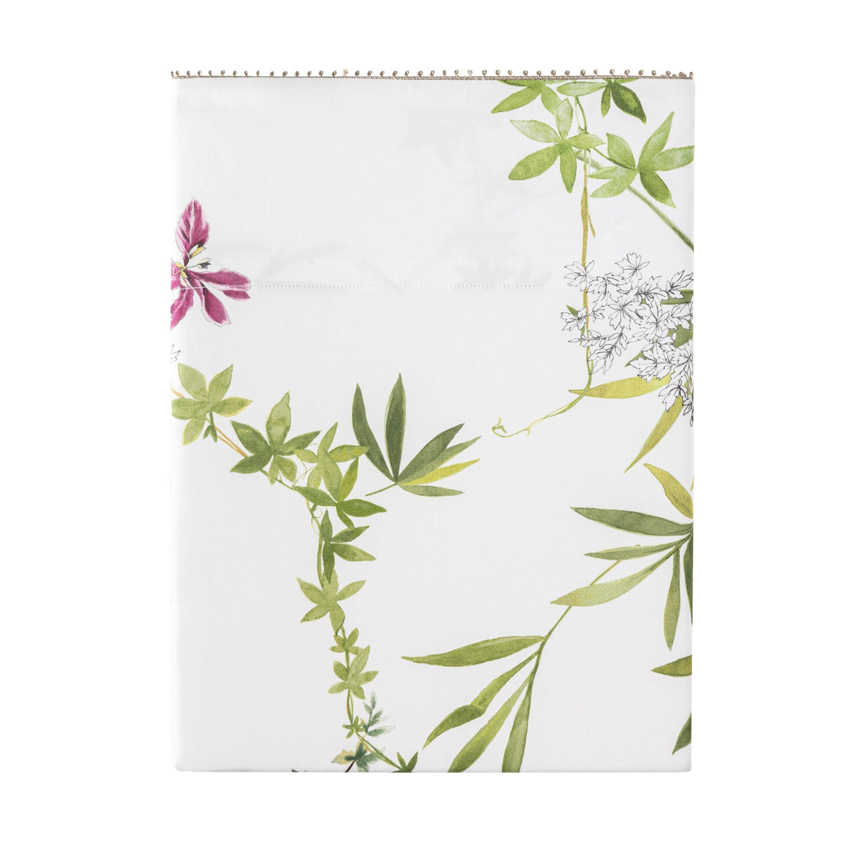 Organic cotton satin bed sheet MORNING - HomeFashion