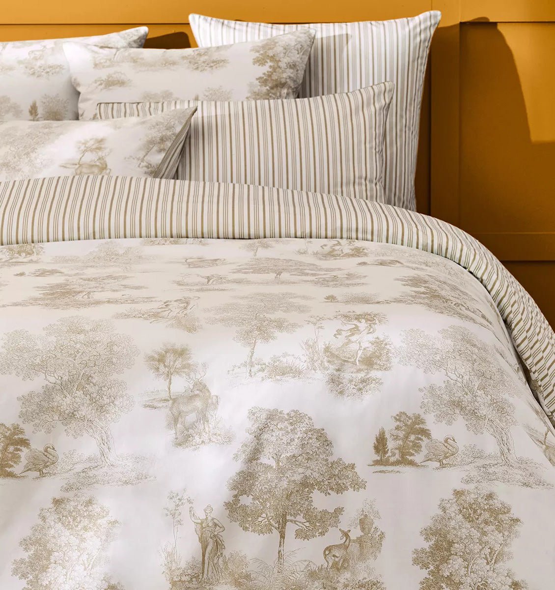 Percale pillowcase POESIE NATUREL - HomeFashion