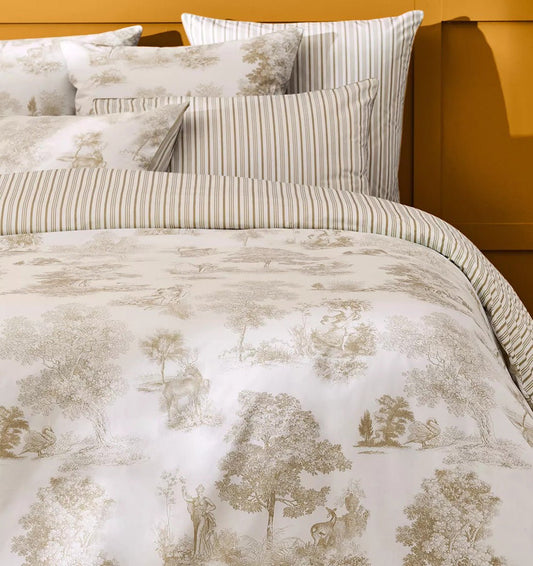 Percale pillowcase POESIE NATUREL - HomeFashion