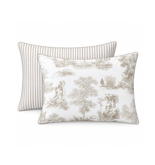 Percale pillowcase POESIE NATUREL - HomeFashion