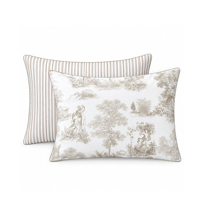Percale pillowcase POESIE NATUREL - HomeFashion