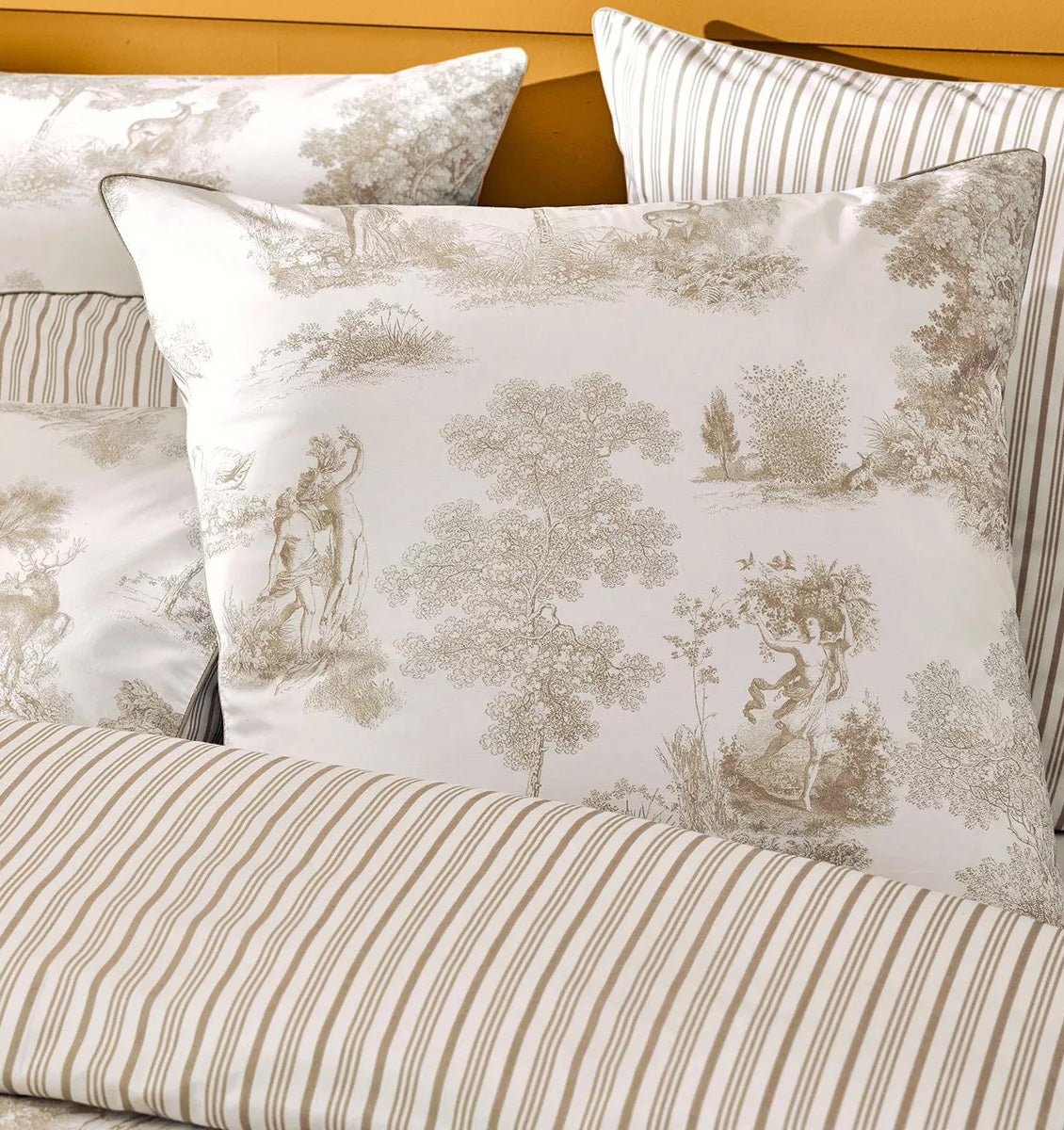 Percale pillowcase POESIE NATUREL - HomeFashion