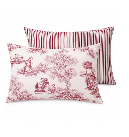 Percale pillowcase POESIE ROSE - HomeFashion