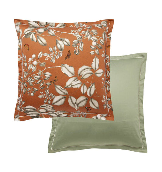 Pillowcase FLEURS D'ORANGER ROUILLE - HomeFashion