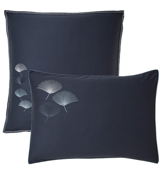 Pillowcase with embroidery PISTIL BLUE - HomeFashion