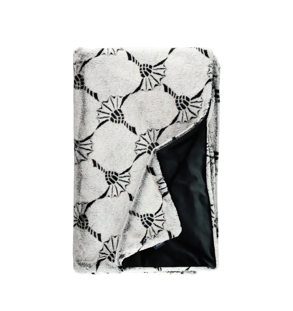 Plaid JOOP! CALM CORNFLOWER FAUX FUR - HomeFashion