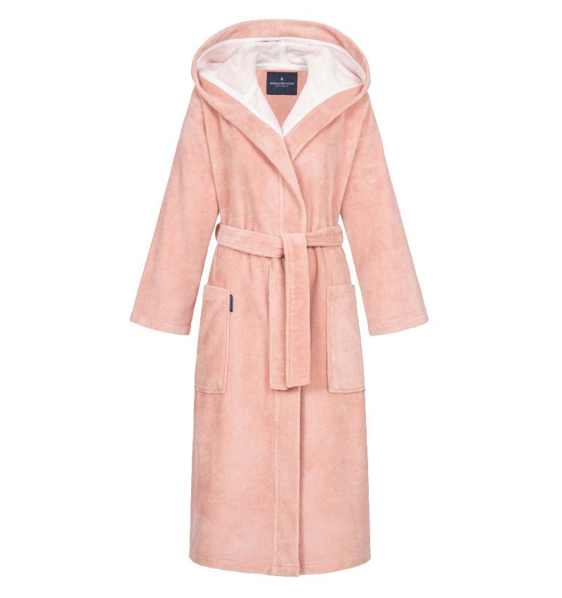Plush hooded bathrobe GEENA - HomeFashion