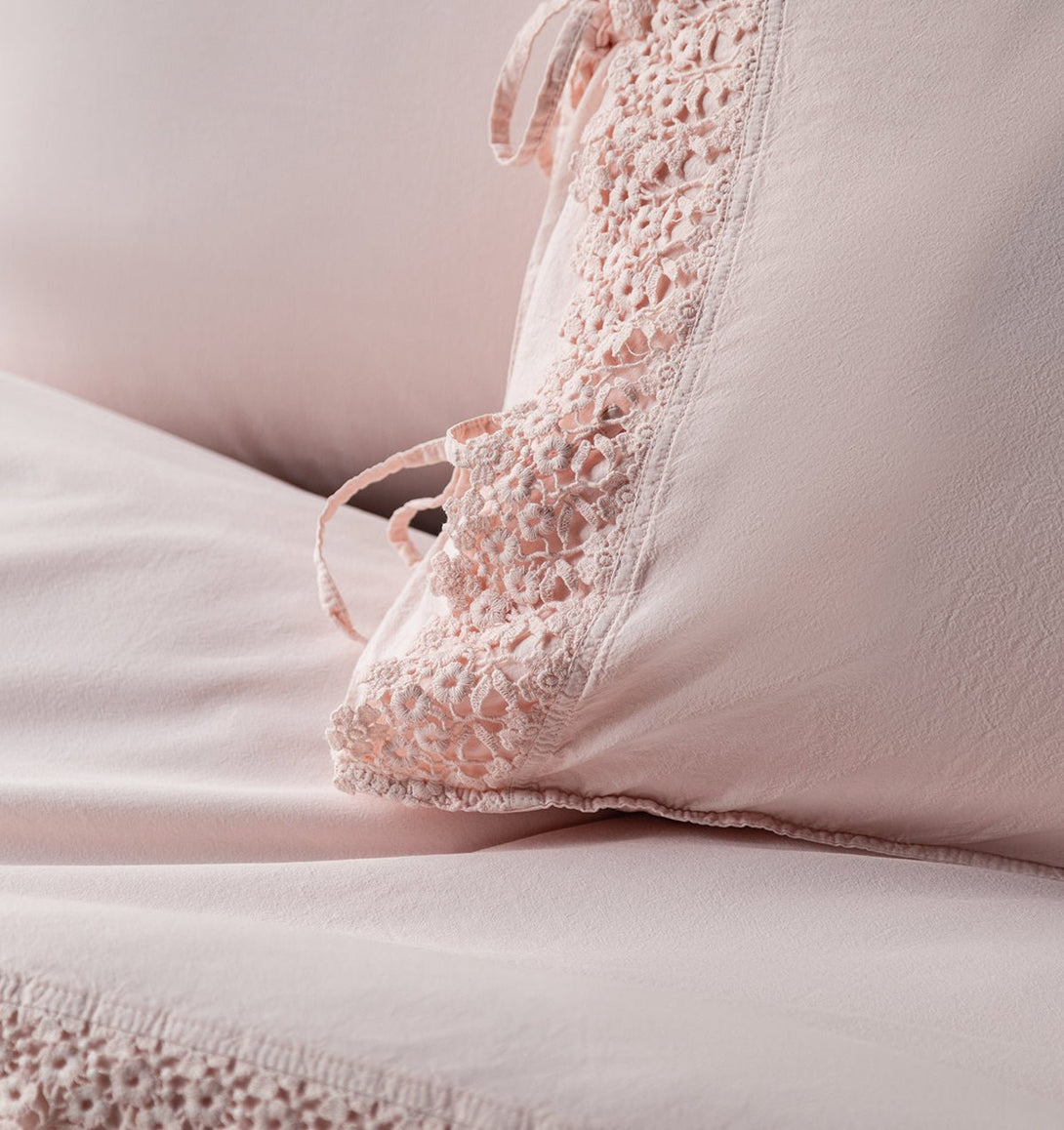 Popliin voodipesukomplekt DAISY PINK - HomeFashion