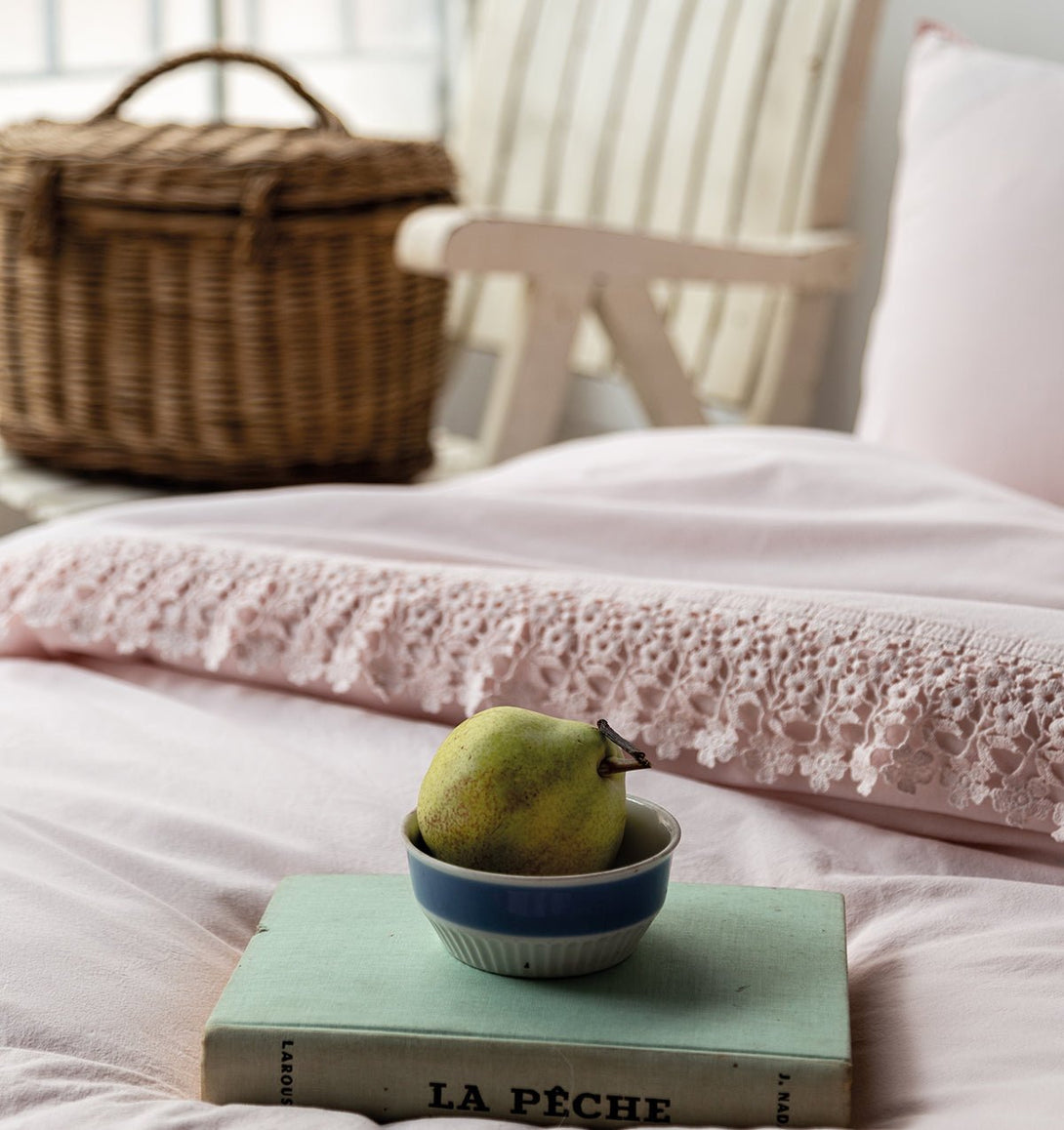 Popliin voodipesukomplekt DAISY PINK - HomeFashion