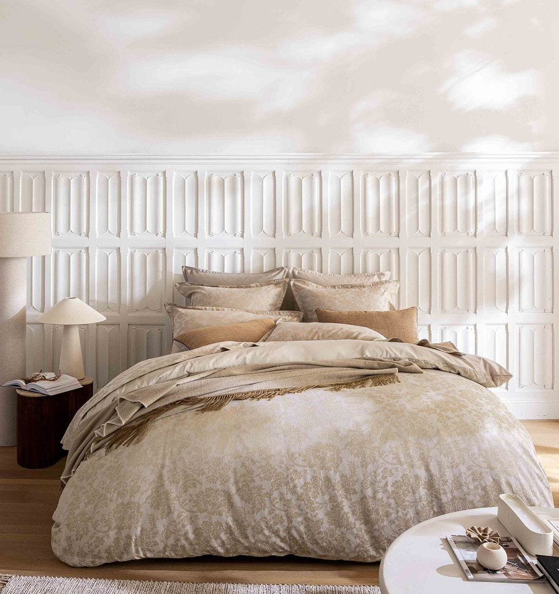 Premium jacquard satin pillowcase MEMOIRE - HomeFashion