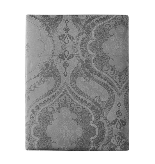 Premium satin bed sheet SHALIMAR GREY - HomeFashion