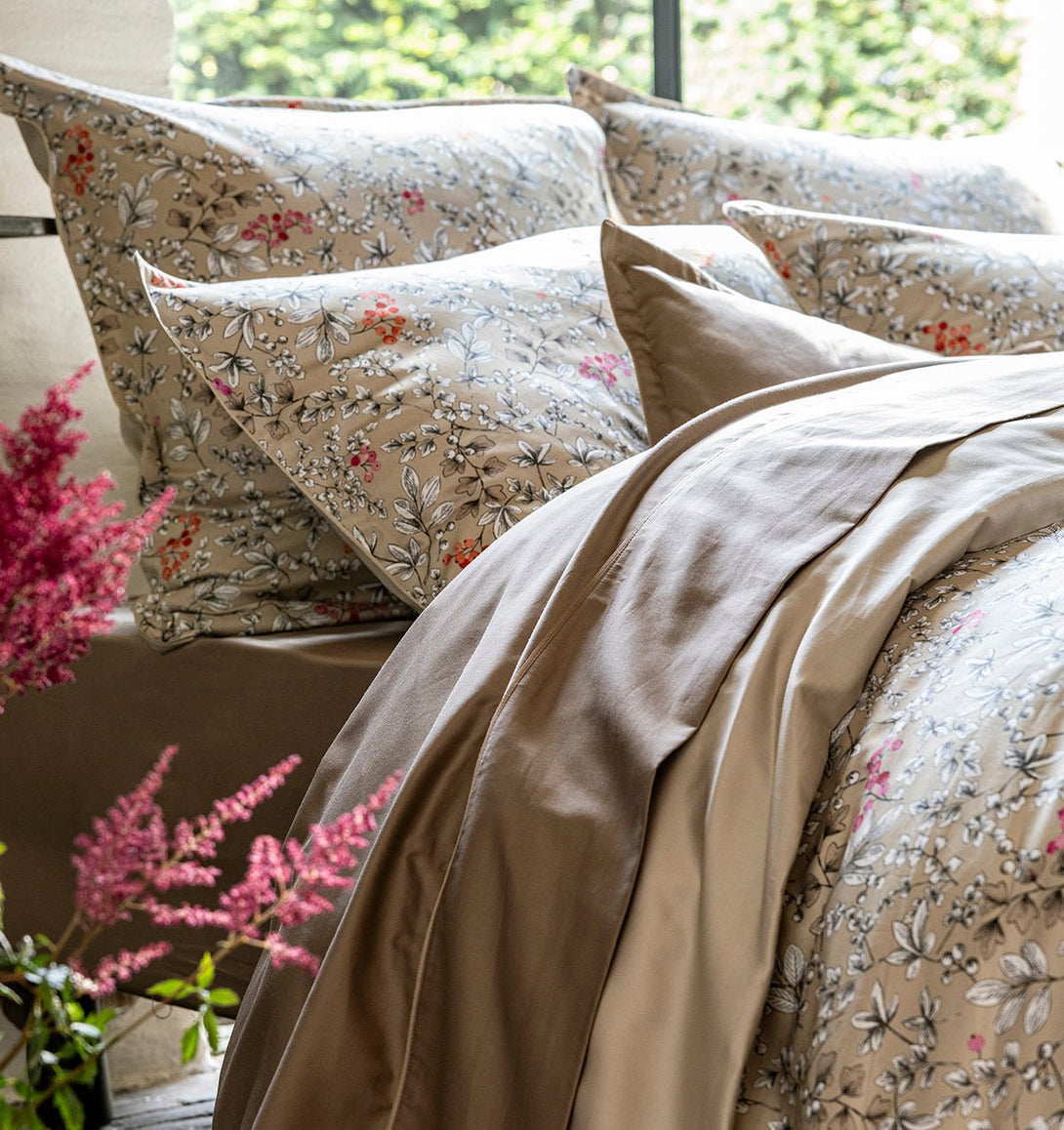 Premium satin duvet cover CUEILLETTE - HomeFashion