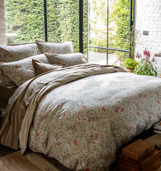 Premium satin duvet cover CUEILLETTE - HomeFashion