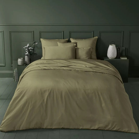 Premium satin duvet cover MOSS - HomeFashion