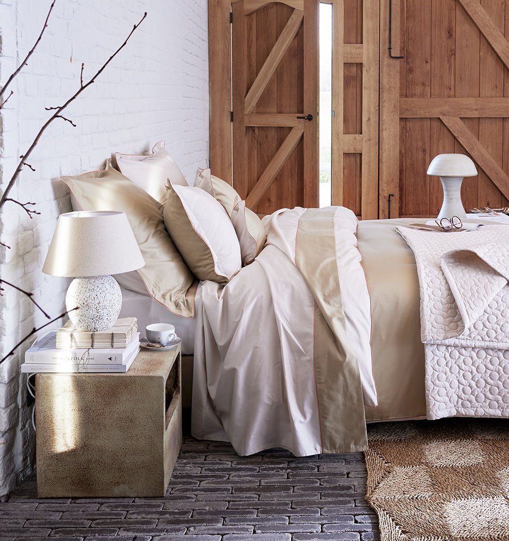 Premium satin duvet cover NOBEL DESERT - HomeFashion