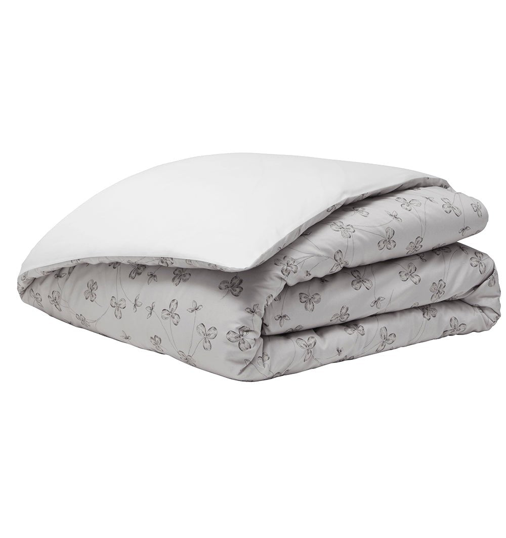 Premium satin duvet cover QUATRE FEUILLES - HomeFashion