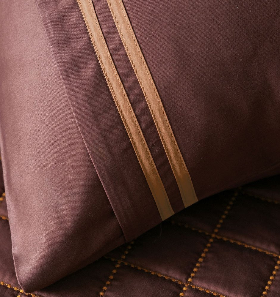 Premium Satin Duvet Cover Set BROWNIE - HomeFashion