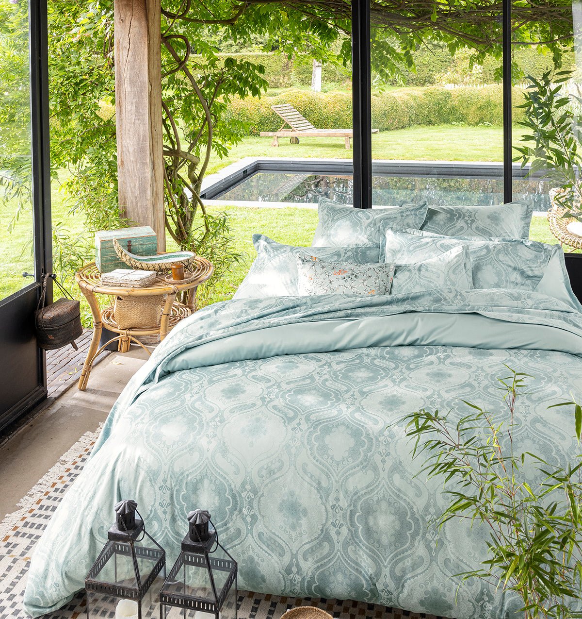 Premium satin duvet cover SHALIMAR BALTIQUE - HomeFashion
