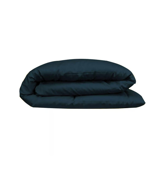 Premium satin duvet cover SLATE BLUE - HomeFashion