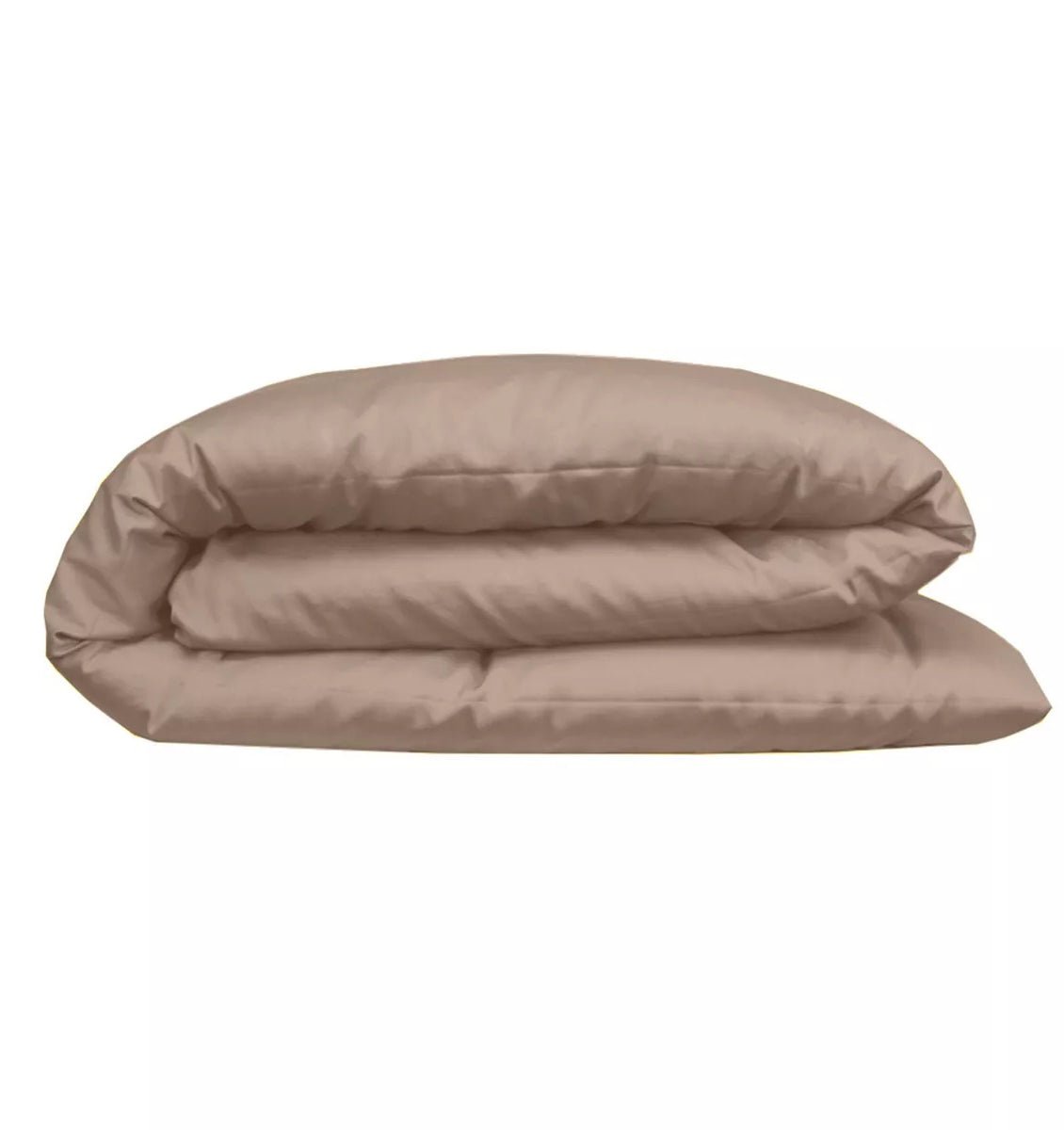 Premium satin duvet cover SMOKY PINKISH-BEIGE - HomeFashion