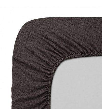 Premium satin fitted bed sheet BRAIDED QUARTZ - HomeFashion
