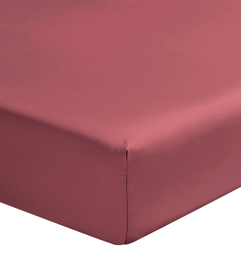 Premium satin fitted bed sheet TEOPHILE - HomeFashion