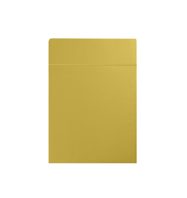 Premium satin flat sheet CURRY - HomeFashion