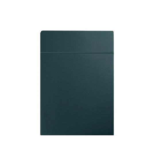 Premium satin flat sheet SLATE BLUE - HomeFashion