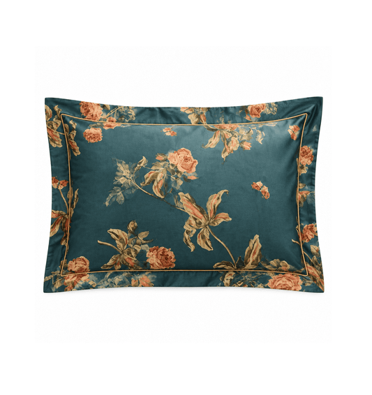 Premium satin pillowcase AUTUMN ROSES - HomeFashion